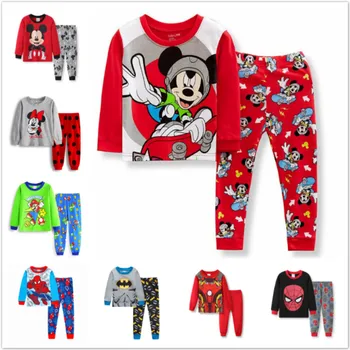 

Kids Pajamas Children Sleepwear Baby Pajamas Sets Boys Girls Pyjamas Pijamas Mickey Minnie Cotton Nightwear Kids Clothing Sets
