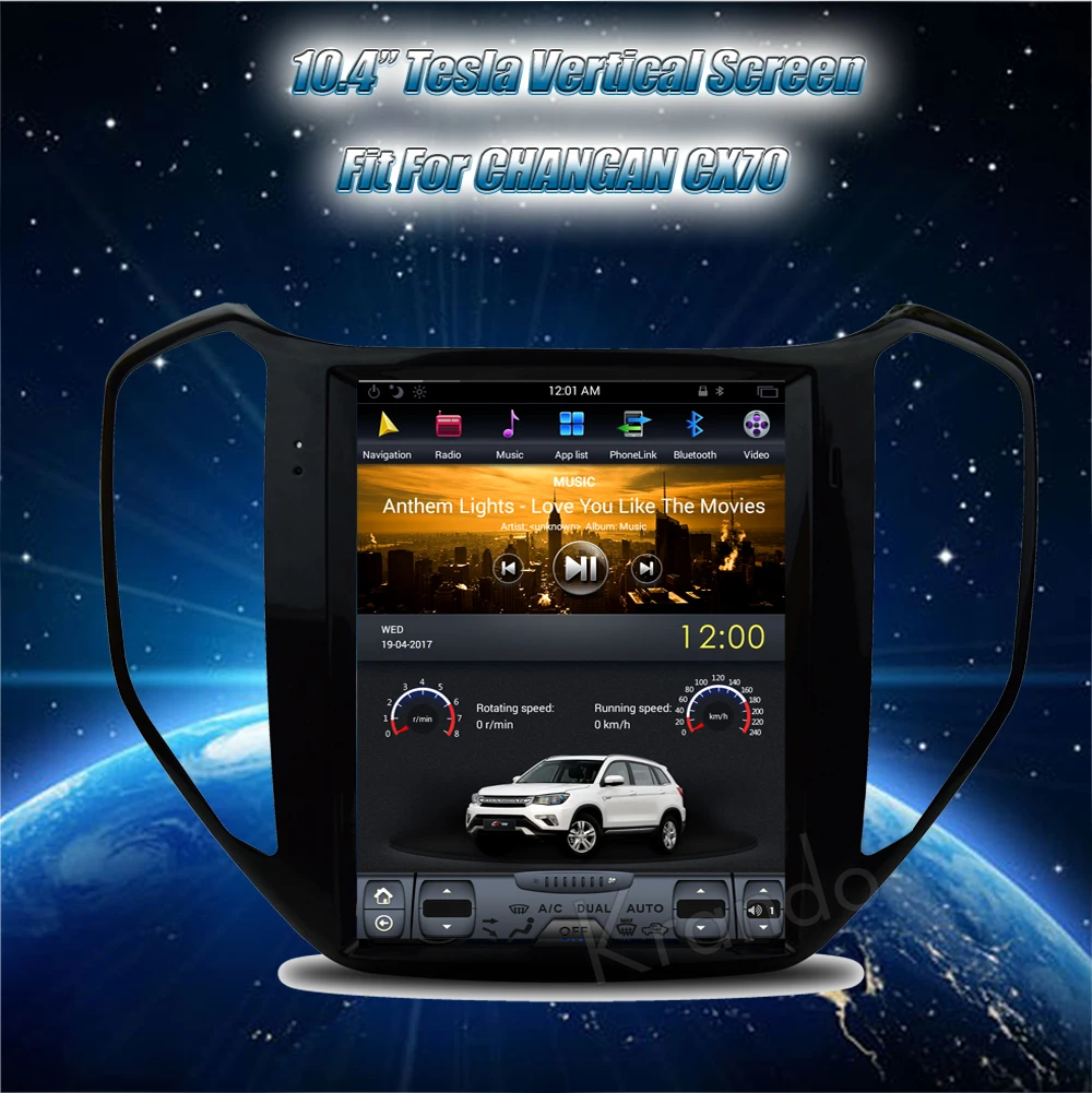 Автомагнитола Krando автомагнитола на платформе Android 9 0 с вертикальным экраном 10 4