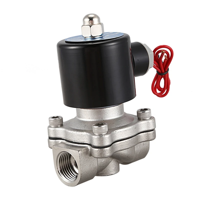 Stainless Steel Electric Solenoid Valve 220V DN15 Pneumatic Valve for Water Oil Gas