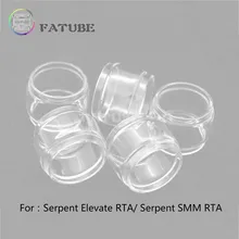 5 шт. FATUBE пузырьковое стекло аксессуары для сигарет для змеи Elevate RTA/Serpent SMM RTA