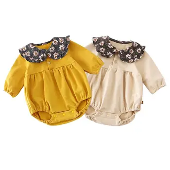 

Autumn Infant Baby Girl Adorable Long Sleeve Plaid Print Rompers Kids Girls Bodysuit Jumpsuit Clothes New