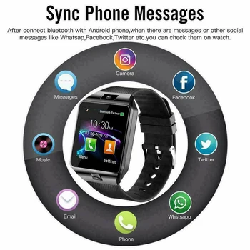 

Fashion Sport Smart Watch HD Touch Screen Single SIM bluetooth Wristband Phone Camera Flexible Wearable Device Smartwach