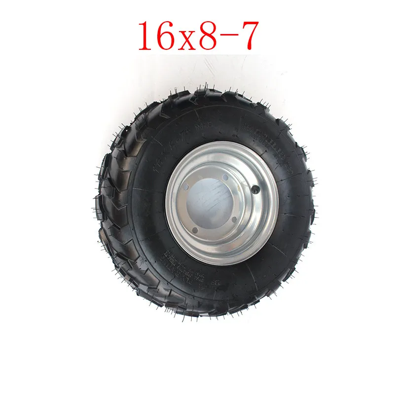 2 шт. молния хорошего качества 16x8. 00-7 вакуумная шина ATV шин подходит для ATV 50CC, 90CC, 70CC, 110CC, 125CC внешняя шина