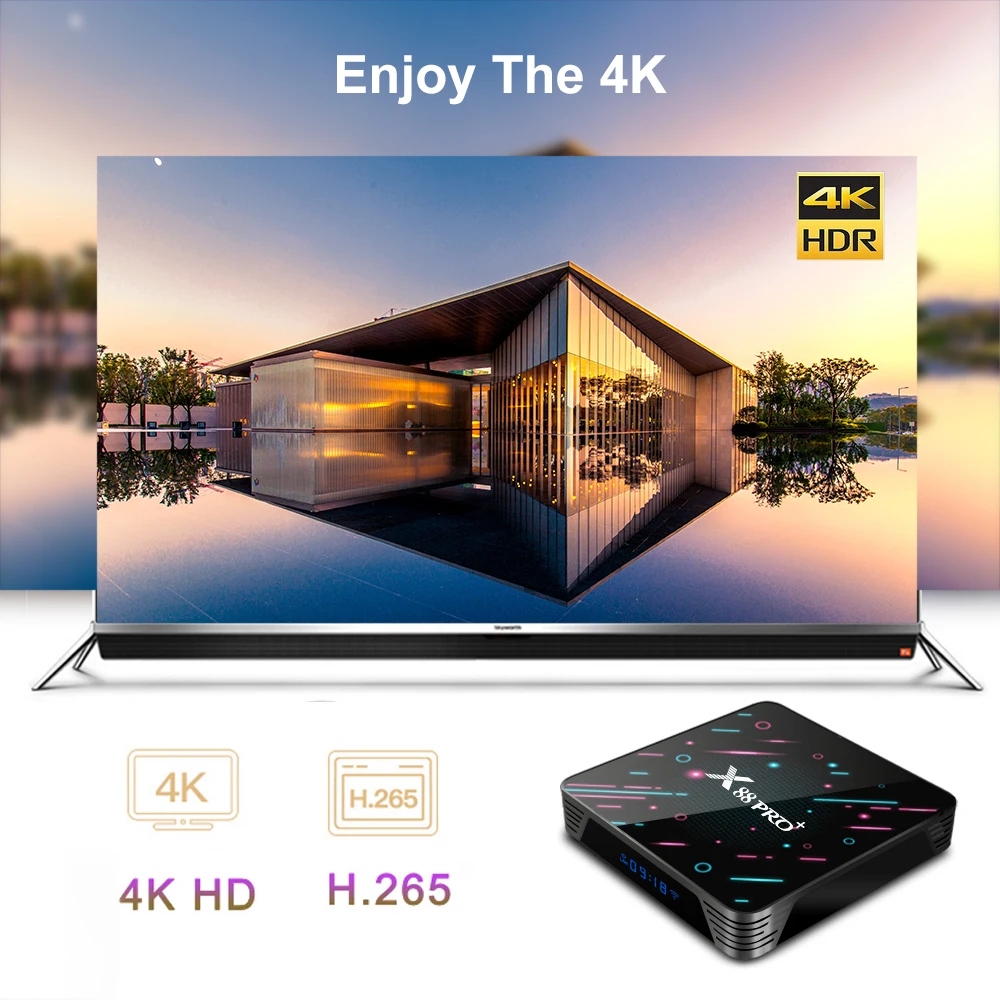 X88 PRO Plus Android 9,0 RK3368 Восьмиядерный ТВ приставка 4G 128GB BT4.0 4K Google Play Медиаплеер Smart tv Box X88 pro+ двухдиапазонный WiFi