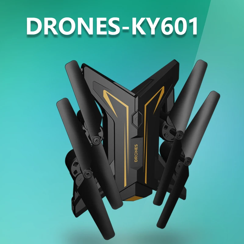 

feed me KY601 Foldable WIFI Quadcopter Real-time Aerial Photography 720P Mini Drone Camera Remote Control Aircraft Toys Kids