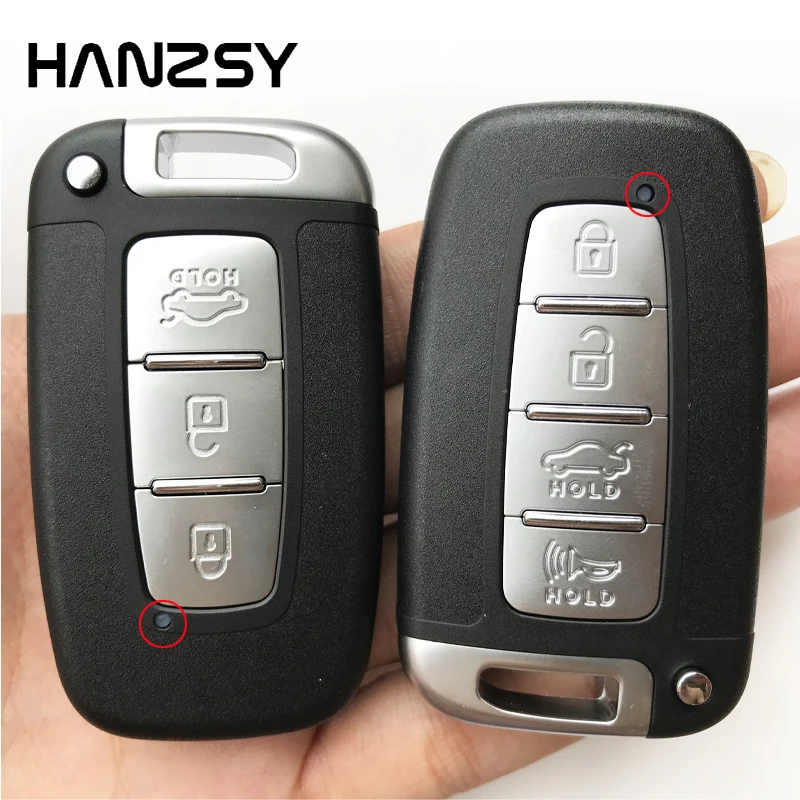 Чехол с 3/4 кнопками для смарт ключей Для Киа Форте соул переноски Sorento mohas K5 K2 Hyundai