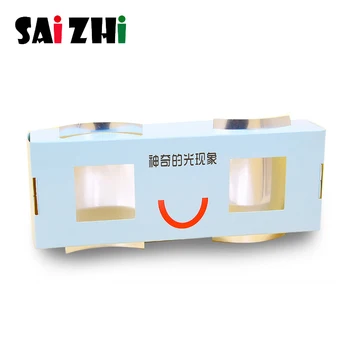 

Saizhi Distorting Mirror Toy Diy Physics Experiments Science Toy Physical Developing Intelligent STEM Toy Birthday Gift For KIds