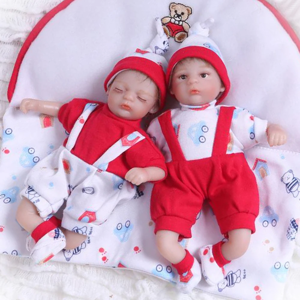 Миниатюрные силиконовые куклы Новорожденные NPKDOLL 10 дюймов 20 см|Куклы| |