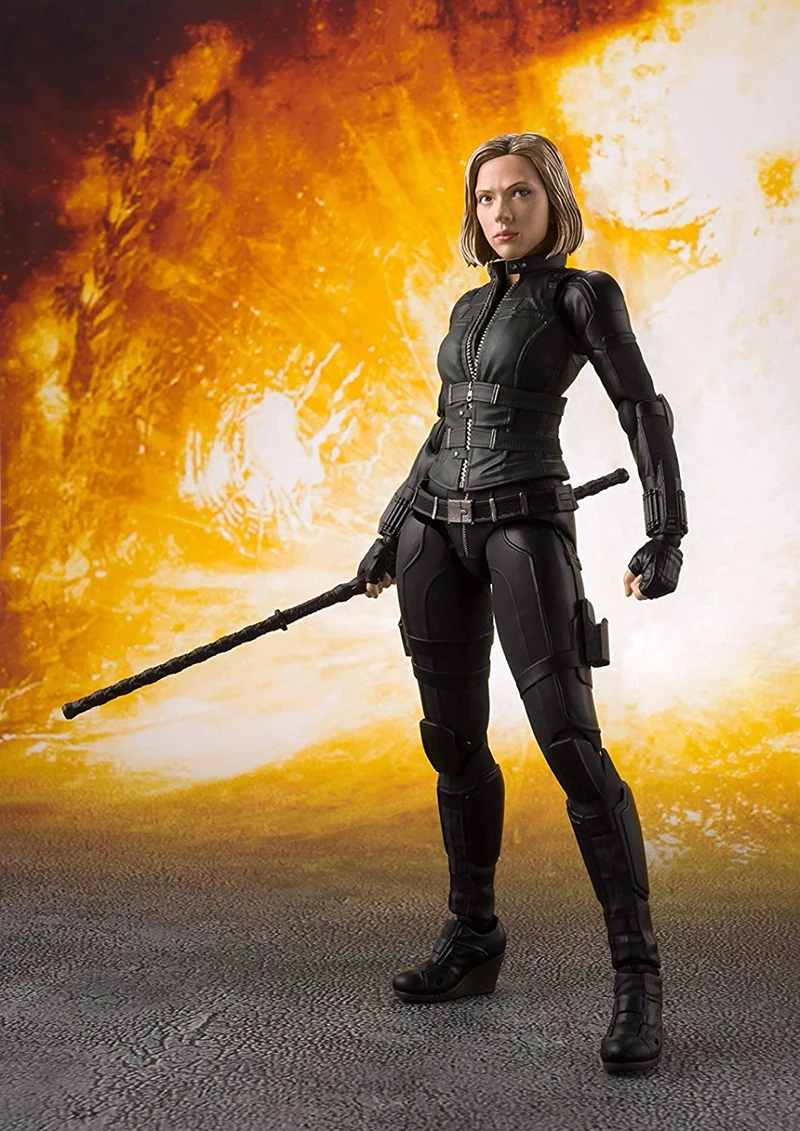 15 см SHF Фильм Мстители Бесконечность война Черная Вдова фигурку модель игрушки