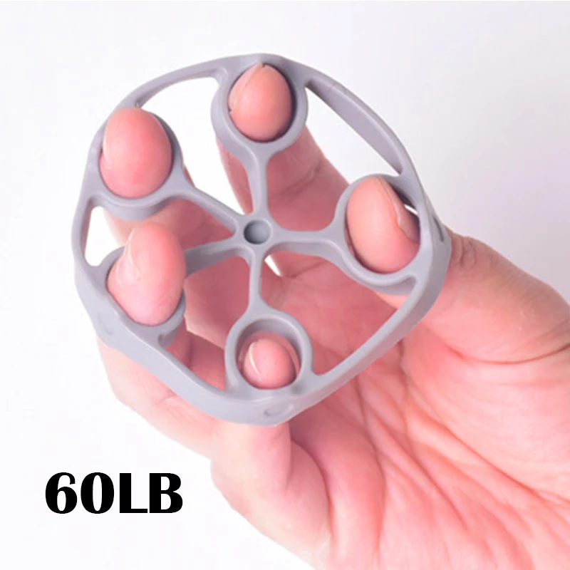 Серый Hand Gripper Trainer Forearm Hand Carpal Expander Dynamometer Strengthen Training Finger Exersiser Grip Pow Strength Force - Цвет: Серый