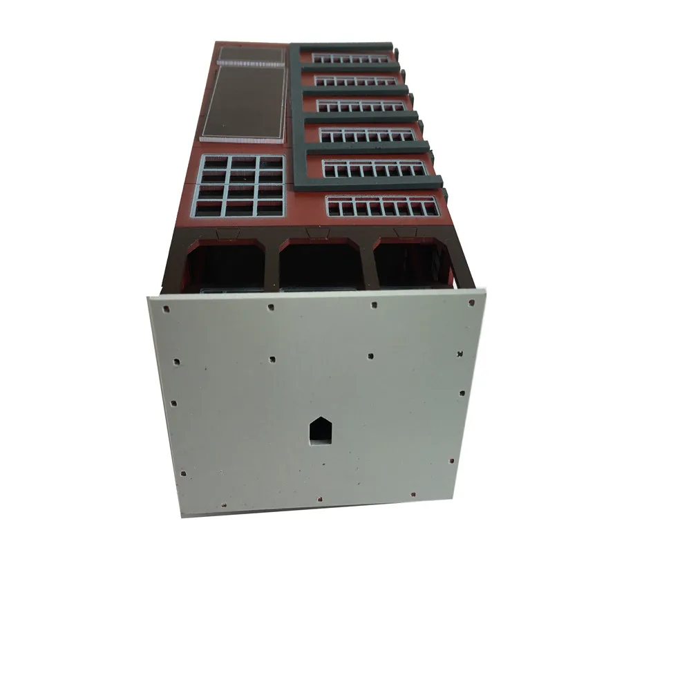 n scale train layout model building 17