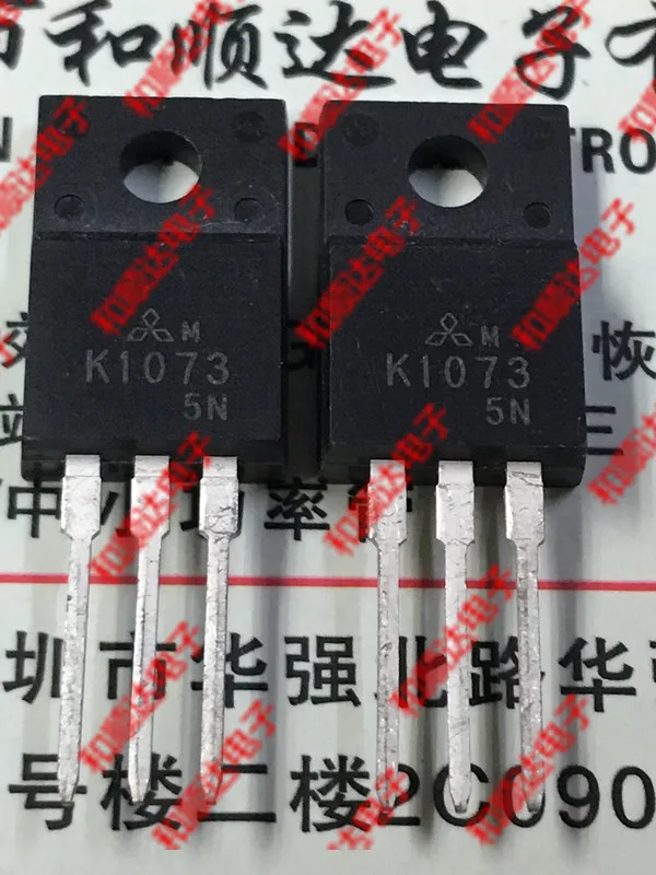 10 шт./лот K1073 2SK1073 новые имеющиеся в наличии TO-220F 800V 3A | Электронные компоненты и