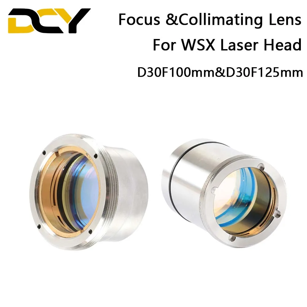 Fiber Laser Focus Lens D30 F100 F125mm 4KW with Holder for WSX Cutting Head WSX-GQ-JT-02 KC13 KC15 NC30 | Инструменты