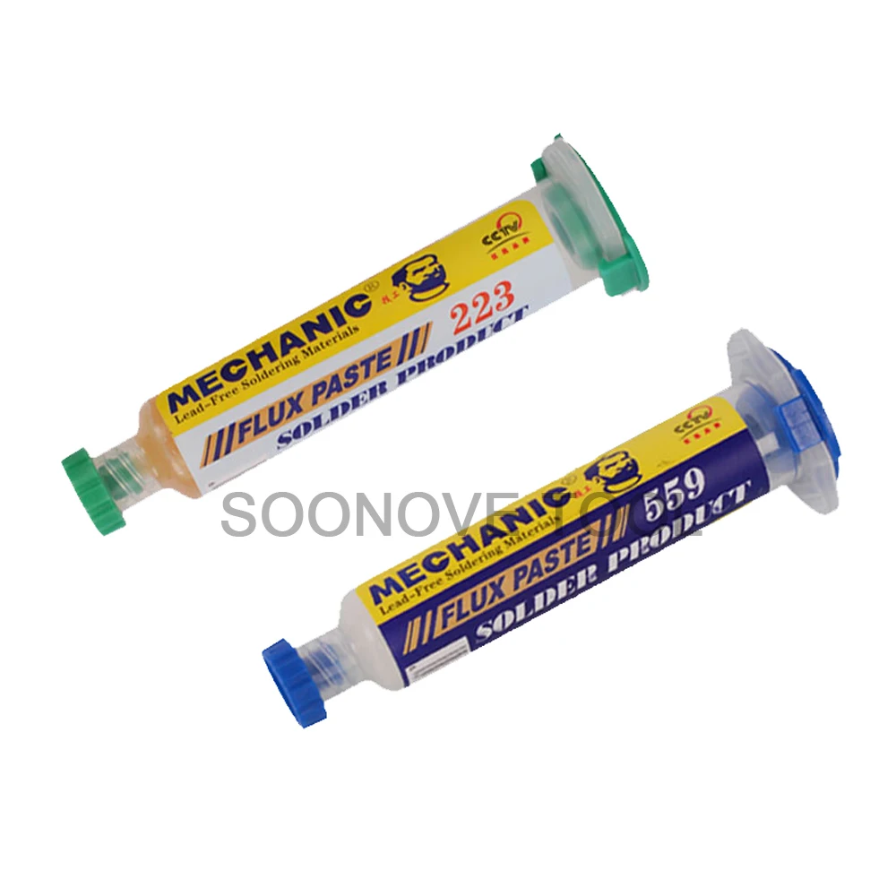 MECHANIC 223/559 10CC паяльная паста высокой активности без очистки для ремонта