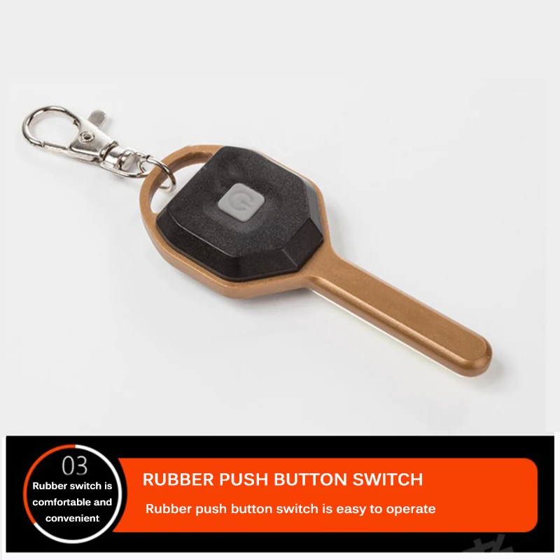 Мини светодиодный фонарик, мини, в форме ключа фонарик для ключей, аварийный фонарь для кемпинга, оборудование для кемпинга, инструменты для выживания