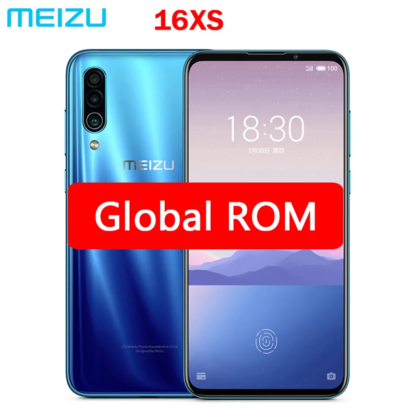 Смартфон Meizu 16XS международной прошивки 6 ГБ ОЗУ Snapdragon 675 экран 2 дюйма тройная