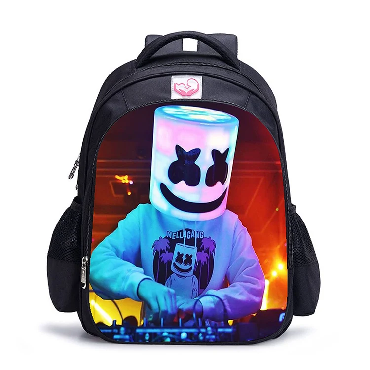 LUOBIWANG DJ Marshmellow рюкзак для школы подростков девочек и мальчиков водонепроницаемые школьные сумки для детей Mochila - Цвет: big22