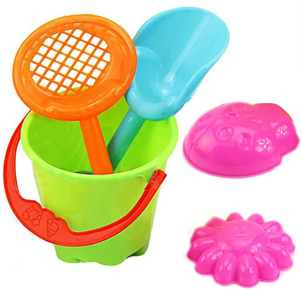 

Outdoor Sandbeach Toys Bucket Shovel Toddler Kids Children Beach Sand Toy Set Kids Plastic Beach Toys