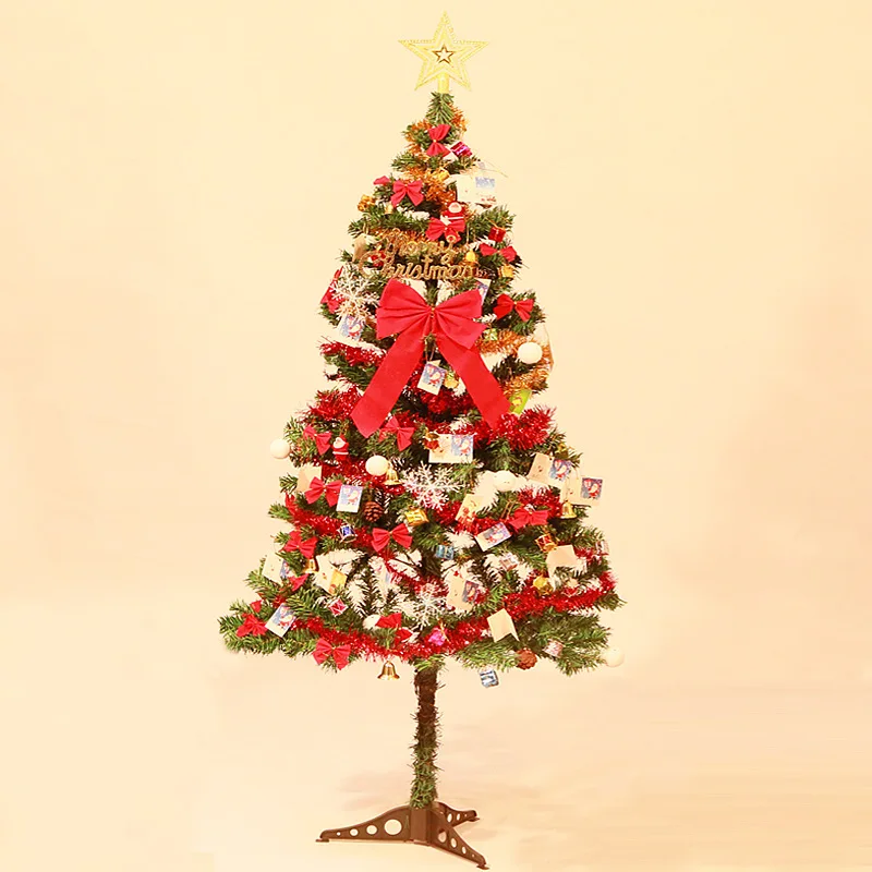 Best Seller 1.5 Meter Christmas Tree Set with Decorations Set Tree Holiday Arrangement Ornaments for Home Merry
