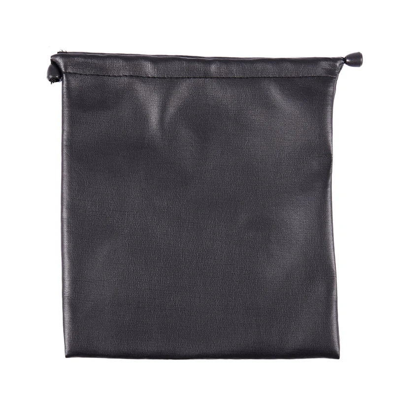 

PU Leather Soft Storage Bag Pouch Case For Around Earphone AE TP-1 DJ Headphone Black
