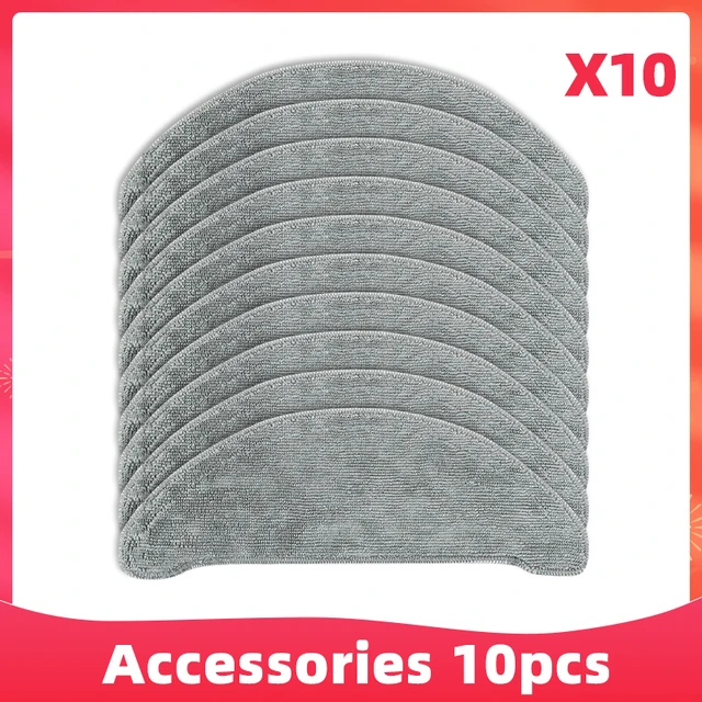 Replacement For Xiaomi Roidmi Eve Plus SDJ01RM Main Side Brush Hepa Filter Mop Dust Bag Vacuum Cleaner Spare Parts Accessories 10 Mop