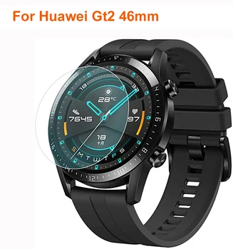 

2PCS Screen Protector Tempered Glass for Huawei Watch GT2 (46mm) On Huawey Watch GT 2 46mm Explosion Proof Protective Glass