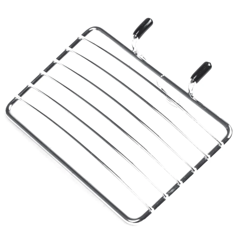 Мыльница с металлической присоской с сеткой для ванны