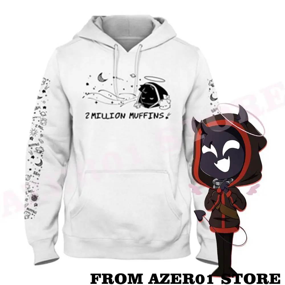 

Badboyhalo Dream Team SMP 2 миллиона маффинов белые толстовки Merch Hallowmas зимние мужские/женские мужские с капюшоном GeorgeNotFound Sapnap