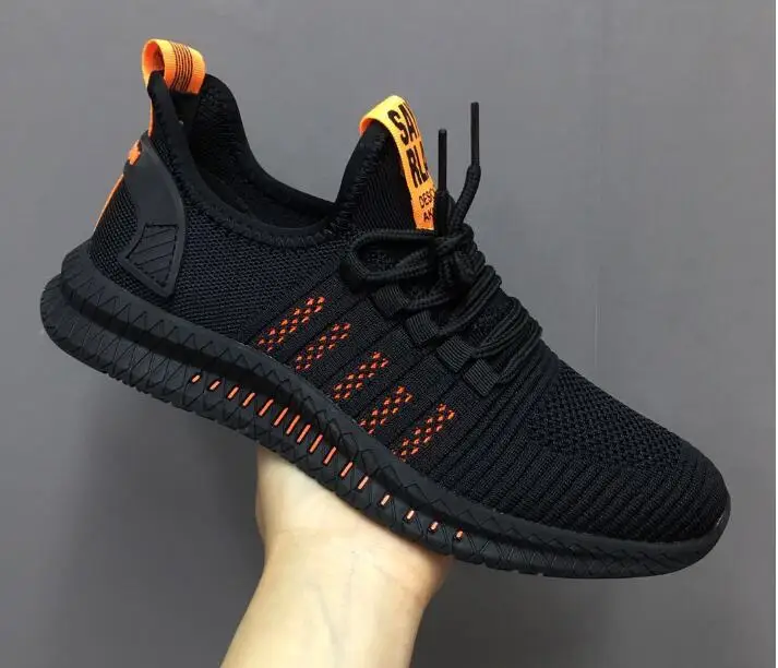 

2019 autumn men's shoes Korean version of fashion sports leisure breathable running mesh surface versatile fashion shoes