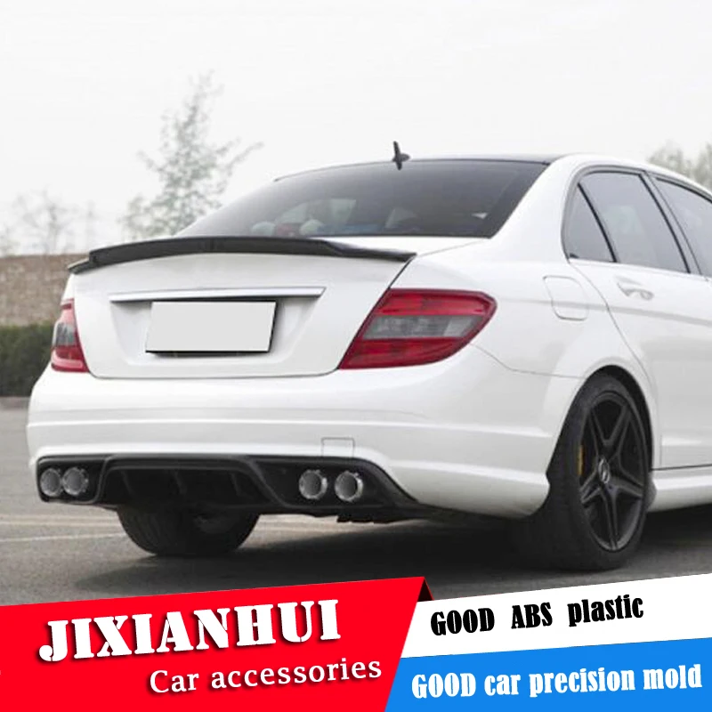 Спойлер для Benz W204 Carbon Fiber 2008-2014 C-CLASS AC задний спойлер C180 C200 C260 C280 C300 C74 | Автомобили и
