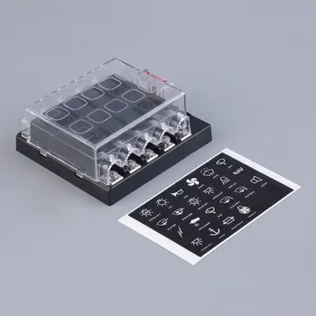 

New 6 Way Circuit Car Fuse Box Holder Circuit Car ATC ATO Blade Fuse Box Block Holder 32V Terminals YKS