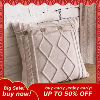 

MIHE Geometric knitting Pillowcase 45x45 60x60cm Decorative Bedding Use Home Textile 35x65cm Pillow Cover BZT16