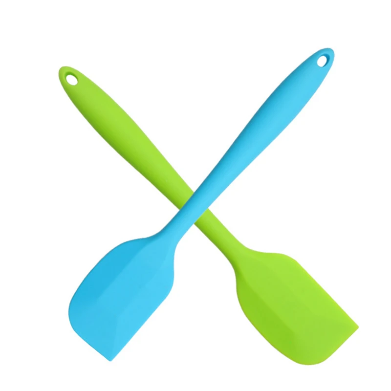  Silicone Cake Spatula Food Grade Scraper Mixing Butter Brush Cake Dough Scraper Pastry Baking Bakew