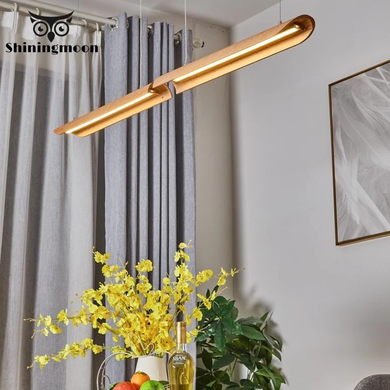 Скандинавские креативные художественные подвесные светильники современный деревянный ручной подвесной светильник для спальни гостиной ресторана подвесной светильник Lustre Luminaria