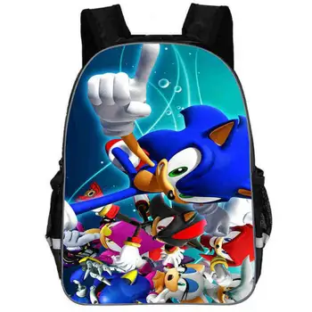 

Hot Sale Cartoon Super Mario Bros Sonic Kids Backpack Kindergarten School Bag Children Printing Backpack Girls Boys Mochila