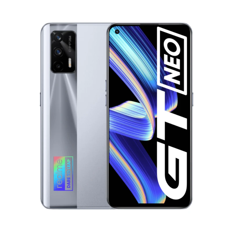 best android cell phone for the money Realme GT Neo 5G Mobile Phone X7 Max 6.43" FHD+ 120Hz Super AMOLED Dimensity 1200 Octa Core Cellphone 4500mAh 64MP AI Triple Cam samsung dual sim phone price Android Phones