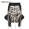 Good Value Bandage-Pants Cargo-Trousers TWOTWINSTYLE Drawstring Female High-Waist Summer Casual 1005001360065376