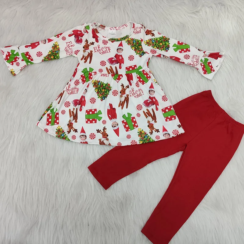 christmas Комплект одежды на Рождество для новорожденных; Осенняя эксклюзивная детская одежда для Пиноккио; одежда для маленьких девочек; комплекты одежды для малышей - Цвет: christmas
