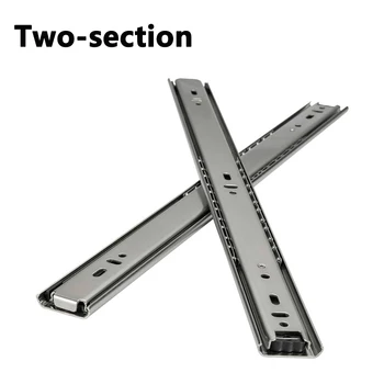 

1/2 Sets 35mm Wideness Multi-size Metal Slideway Smoothly Slideway for Drawer Cabinet Rail Slide Furniture Hardware Accessories
