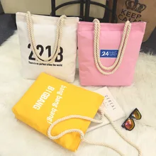 Стиль корейский стиль Холщовая Сумка хипстер художественная простая женская сумка на плечо/ручная сумка Школьный