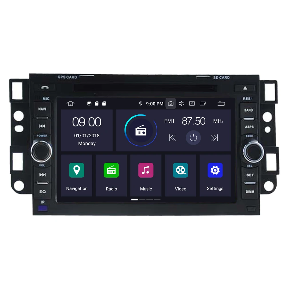 Perfect RoverOne Car Multimedia System For Chevrolet Epica Aveo Lova Captiva Spark Optra Tosca Kalos Matiz Spark Android 9.0 DVD Radio 1