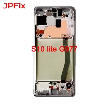 

JPFix Original AMOLED LCD For SAMSUNG Galaxy S10 lite G770 LCD Touch Screen Digitizer Display Assembly Replacement With Frame