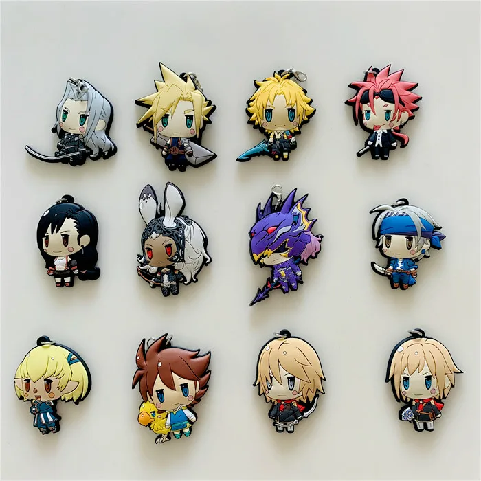 

Figuras Anime Keychains Final Fantasy XV Action Figure Noctis Lucis Caelum Ignis Scientia Prompto Argentum Cor Leonis Pendant