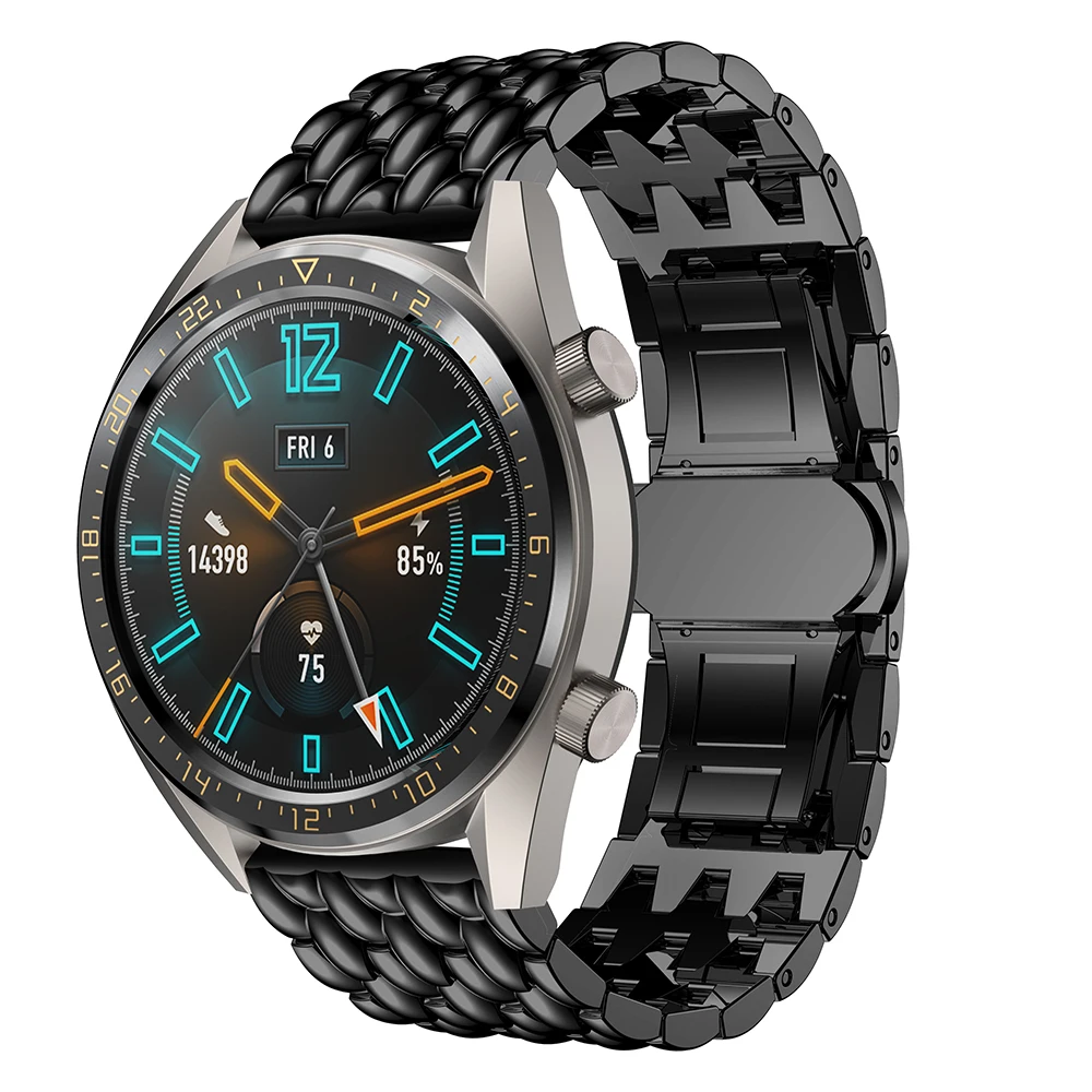 Ремешок из нержавеющей стали для часов HUAWEI Watch GT GT2 сменный Браслет