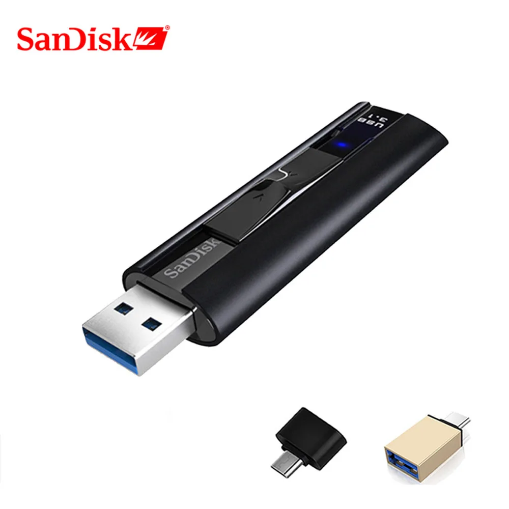 USB флеш накопитель Sandisk 256 128 ГБ высокоскоростной макс. 420 м 3 1 на ключи память для