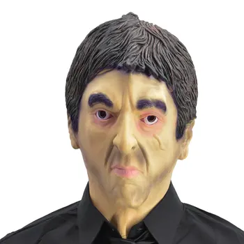 

Mascarello Male Mask Costume Rave Purge Realistic Latex Mascara Man Cosplay Celebrity Carnival Dress