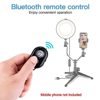 

12 10 8 6 inch Photo LED Selfie Ring Fill Light 26 30 20 16 cm Dimmable Camera Phone Ring Lamp USB charge For Makeup Video Live