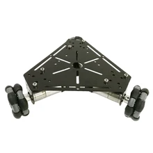 W3 умная Металлическая Автомобильная платформа робота с Omni универсальным колесом, высокая твердость стали для Arduino DIY шасси автомобиля DIY