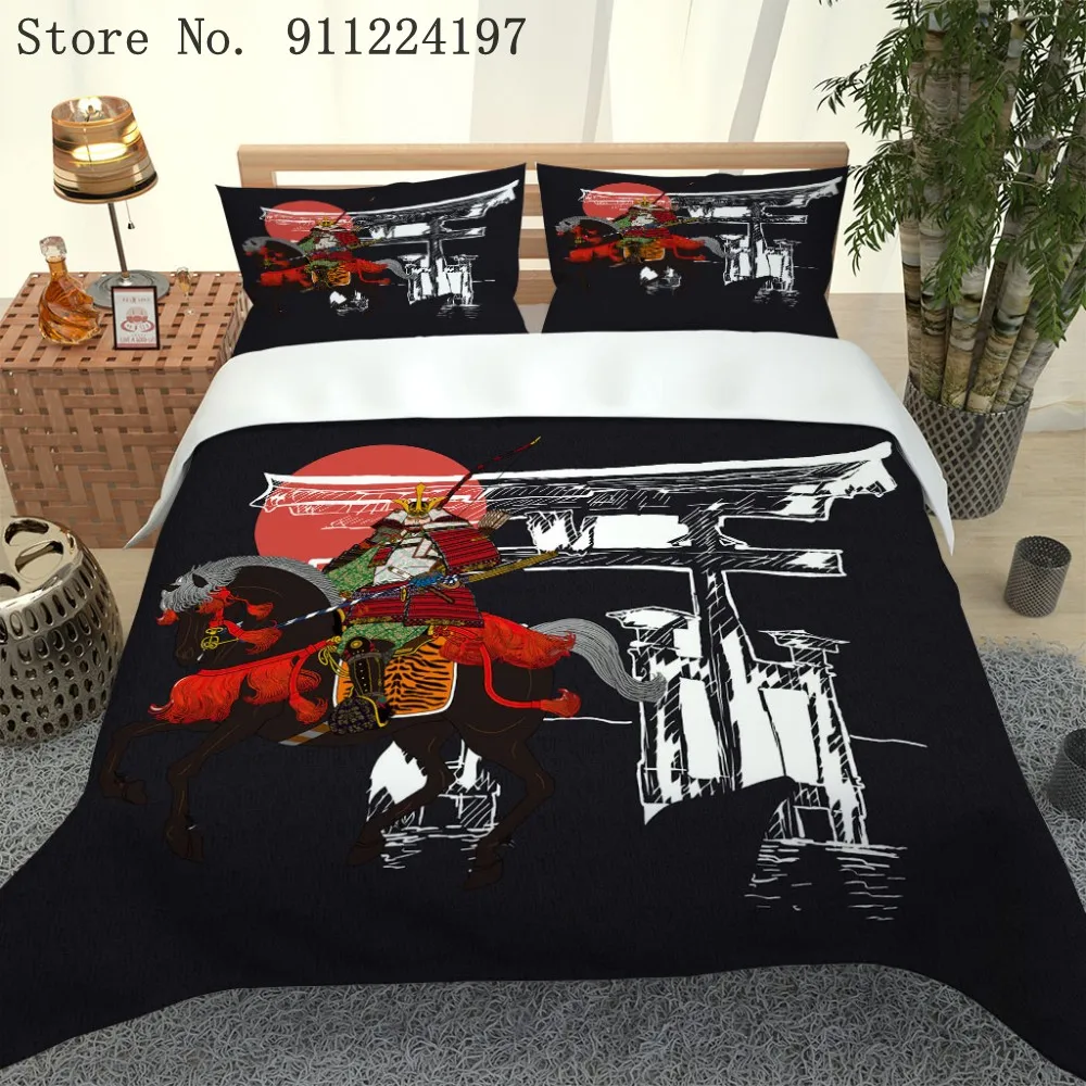 2/3pcs Bedding Set Queen Size Japanese Trend Duvet Cover Double King Quilt Kyoto Bed Sheet Kids Adult Bedclothes | Дом и сад