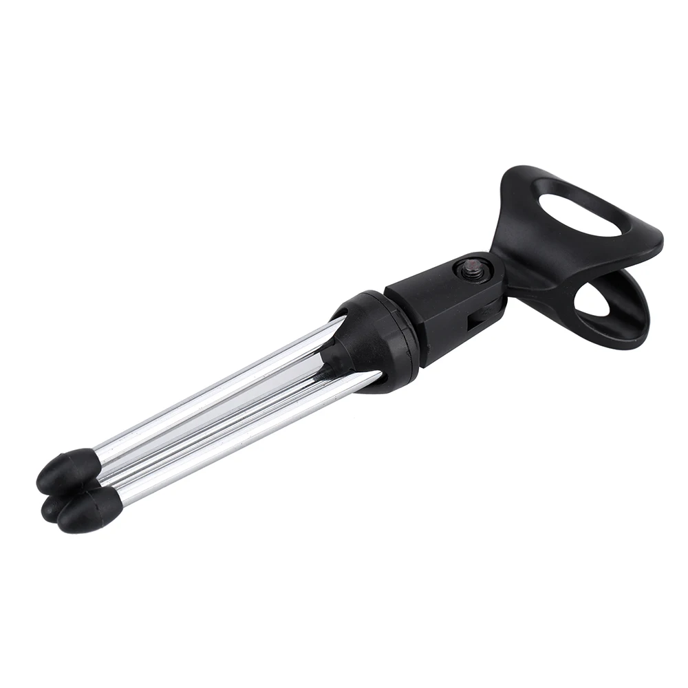 Black Color Detachable Foldable Portable Angle Adjustable Tripod Table Desktop Mic Microphone Stand Holder Bracket